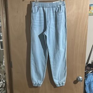 NWT LOFT Soft Blue Casual Hi-Rise Joggers